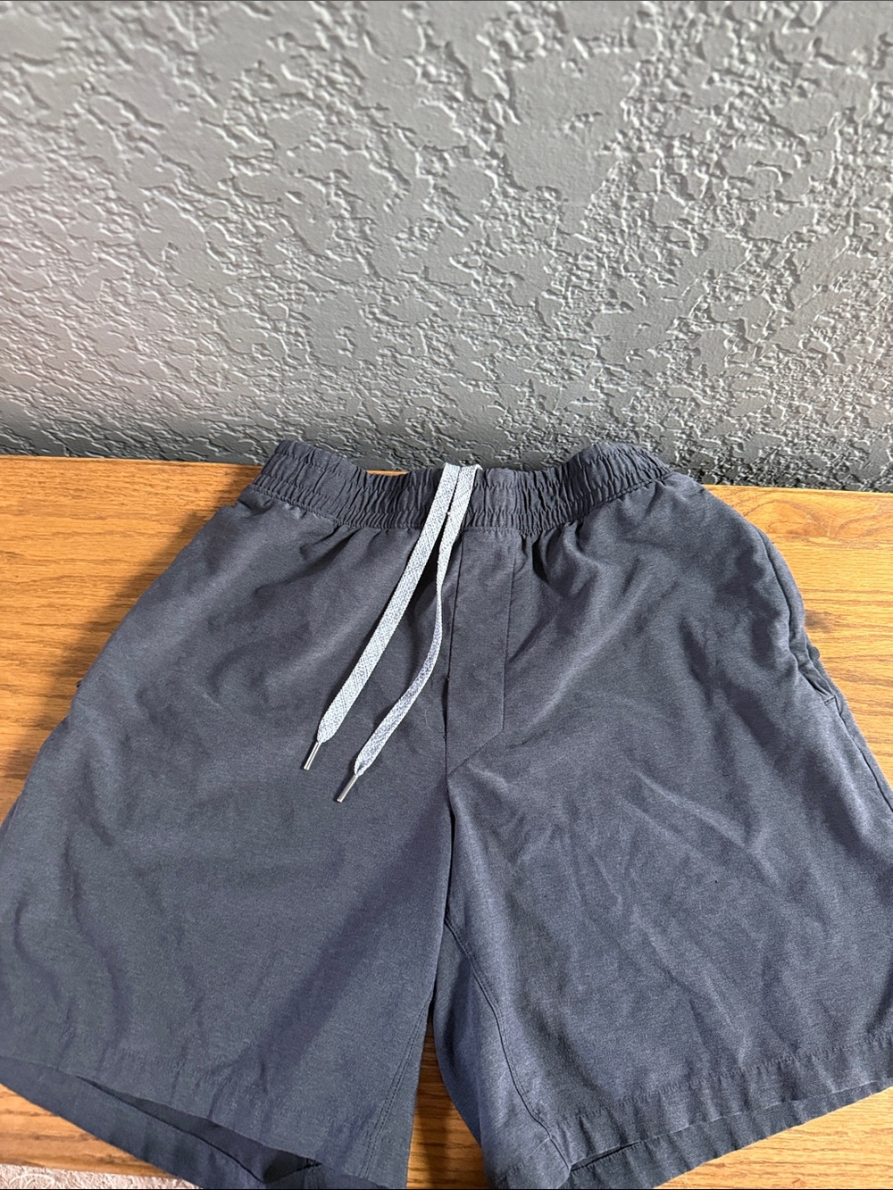 all in motion Boys Gray Elastic Waist Drawstring Shorts